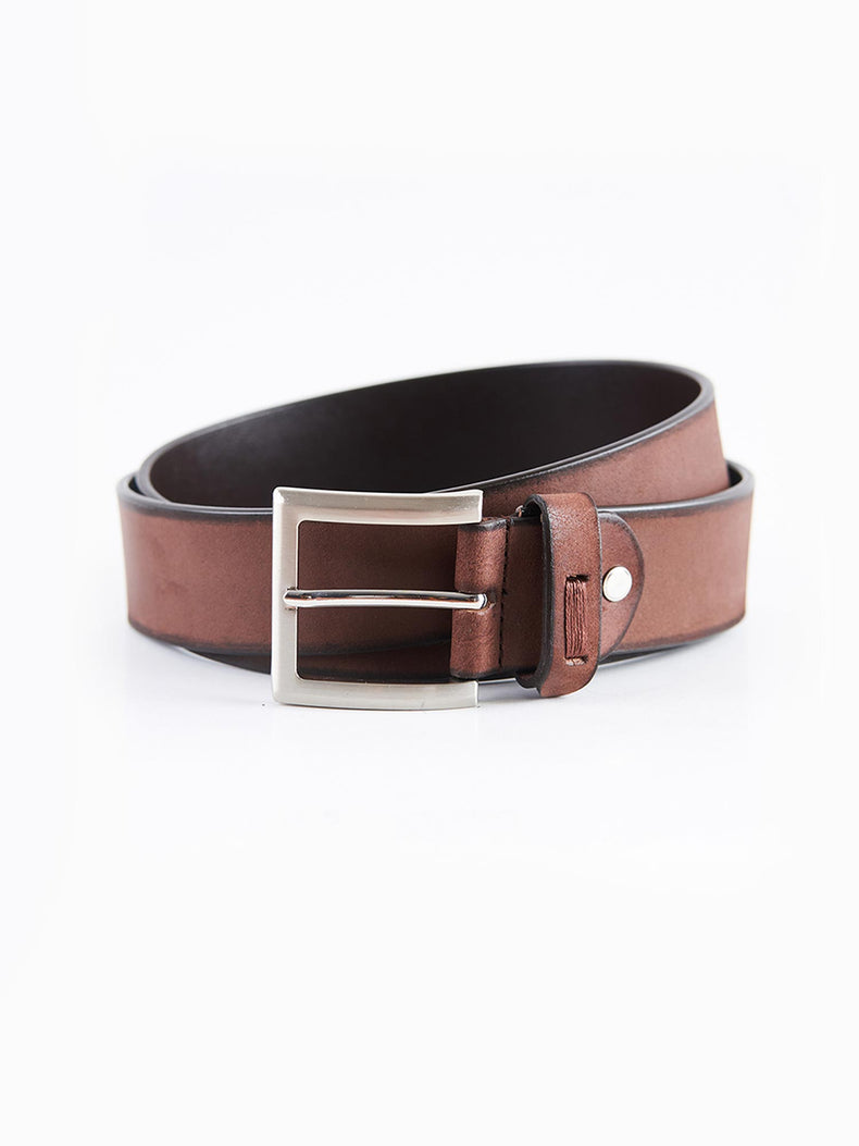 Brown Genuine Leather Casual Belt