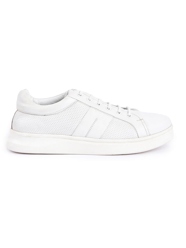 Genuine Leather Lightweight Lace-Up Shoes