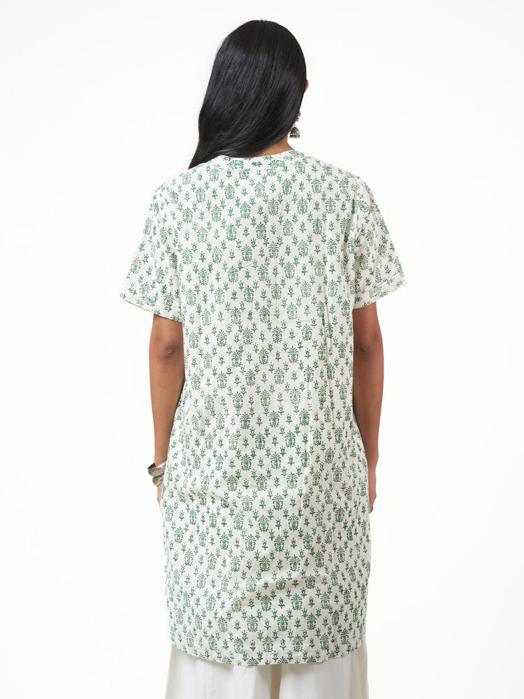 Cotton Printed Knee Length Kurti