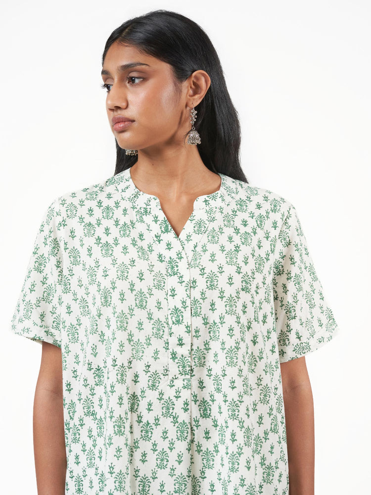 Cotton Printed Knee Length Kurti