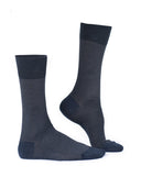 Mercerized Cotton Blend Crew Socks