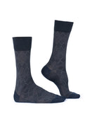 Mercerized Cotton Blend Crew Socks