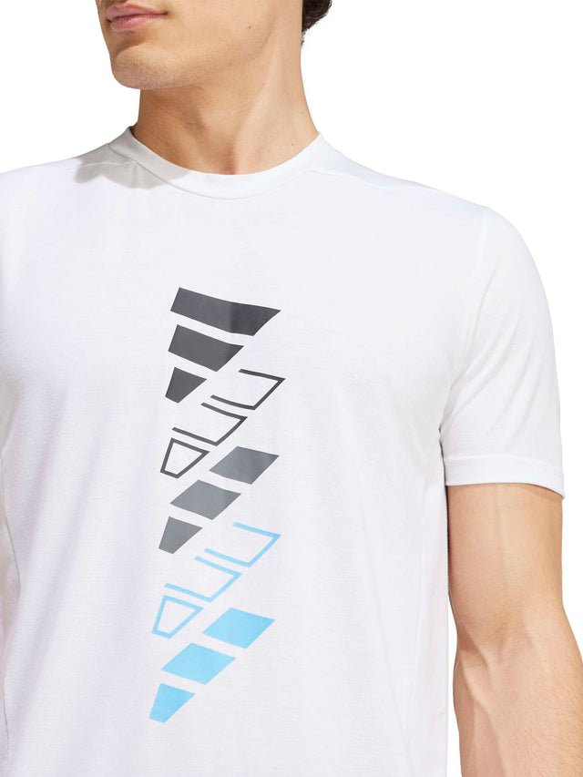 AEROREADY Designed for Training Logo Graphic T-Shirt, White