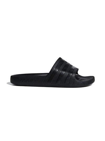 Adilette Aqua Black Slides