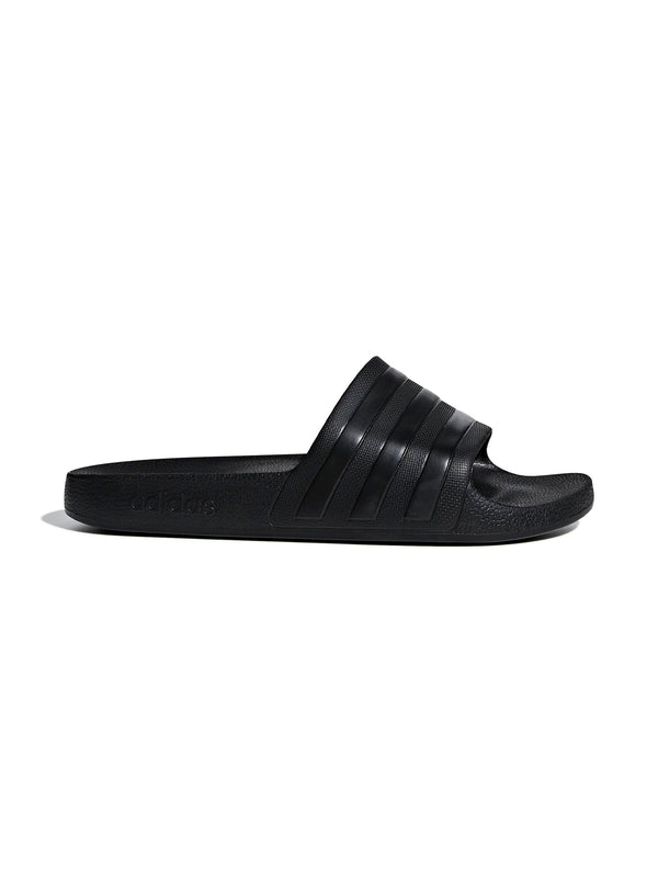 Adilette Aqua Black Slides