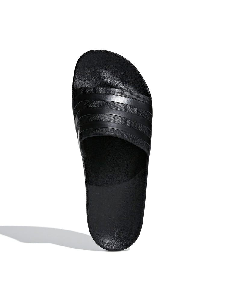 Adilette Aqua Black Slides