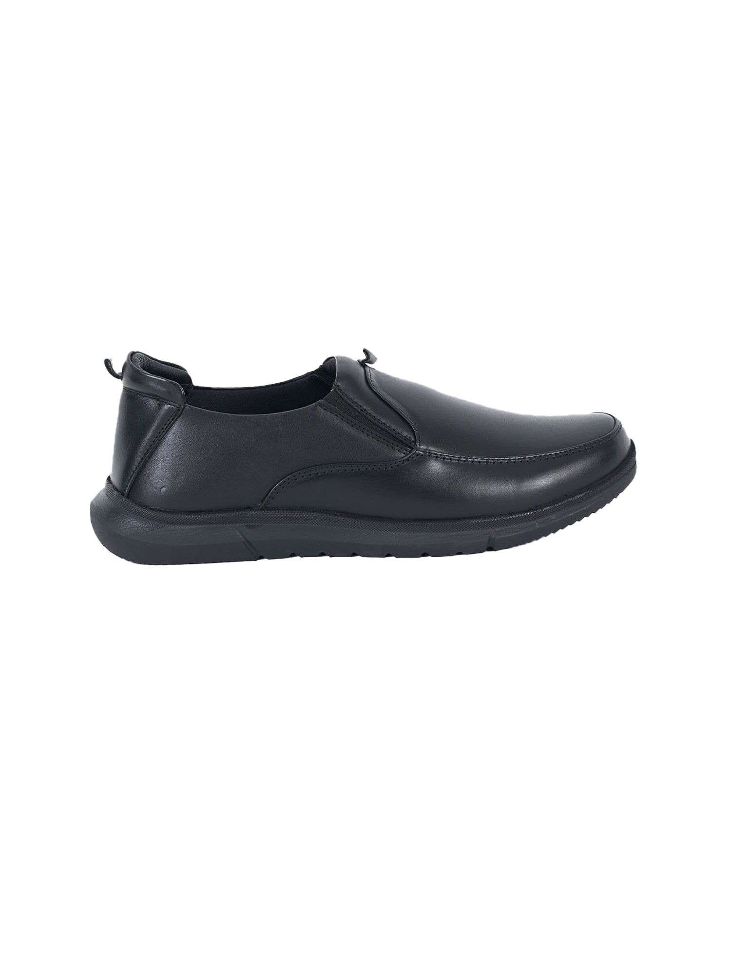 Black Loafers Genuine Leather Shoes