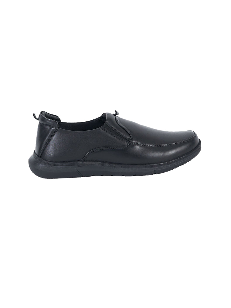 Black Loafers Genuine Leather Shoes
