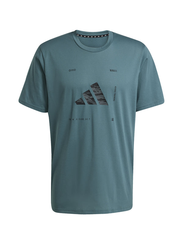 Climacool Training Camo Logo Graphic T-Shirt