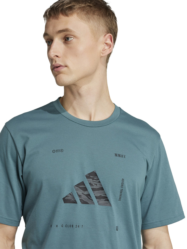 Climacool Training Camo Logo Graphic T-Shirt