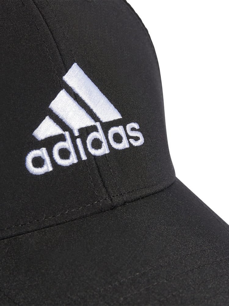 Embroidered Logo Lightweight Baseball Black Cap