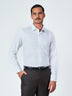 White Floral Ceremonial Long Sleeve Shirt