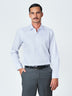 Grey Check Formal Long Sleeve Shirt