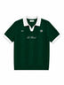 Green Relaxed Fit Knit Polo
