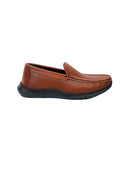 Dark Tan Loafer Shoes