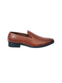 Dark Tan Slipper Loafer Shoes