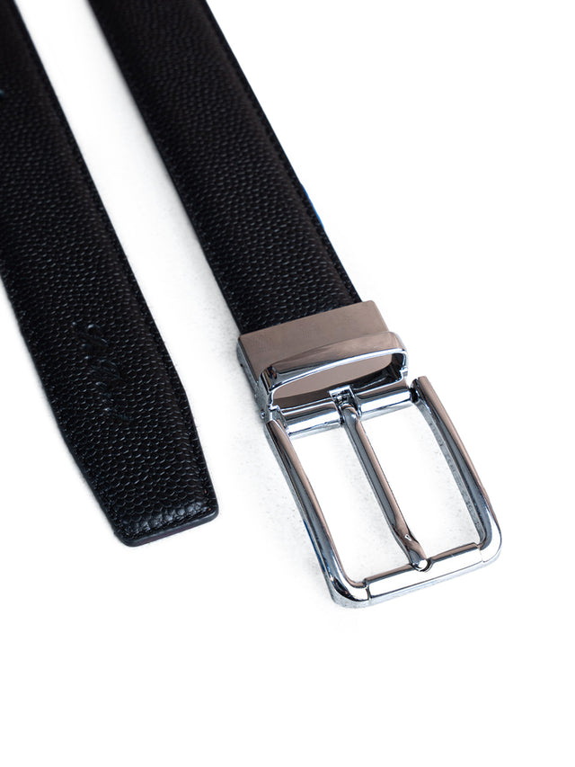 Black & Brown Reversible Genuine Leather Formal Belt