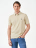 Beige Plain Cotton Short Sleeve T-Shirt