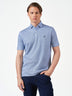 Blue Dot Print Cotton Short Sleeve T-Shirt