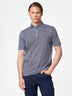 Dark Blue Floral Cotton Elastane Short Sleeve T-Shirt