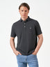Dark Grey Plain Cotton Short Sleeve T-Shirt