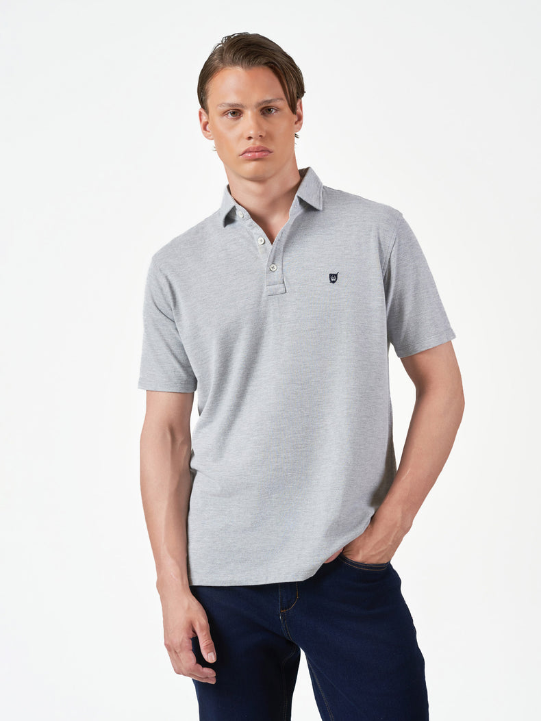 Light Grey Plain Cotton Short Sleeve T-Shirt