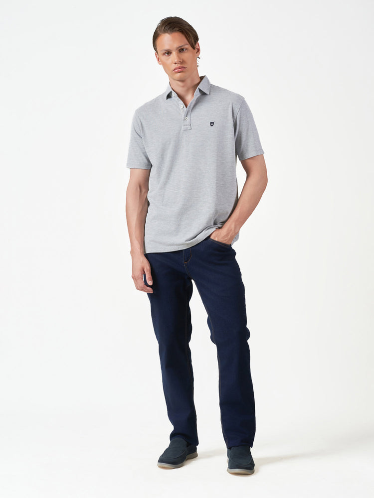 Light Grey Plain Cotton Short Sleeve T-Shirt