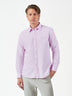 Light Purple Casual Long Sleeve Cotton Shirt