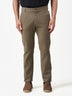 Casual Cotton Stretch Light Brown Slim Fit Chinos