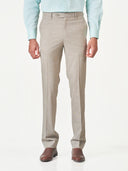 Checked Formal Slim Fit Trousers