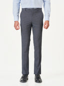 Checked Formal Slim Fit Trousers