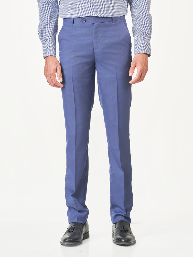 Plain Formal Slim Fit Office Wear Trousers