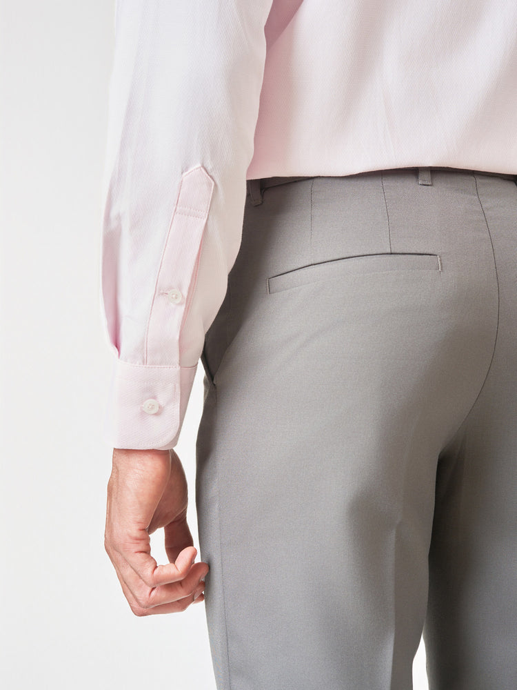 Plain Formal Slim Fit Office Wear Trousers