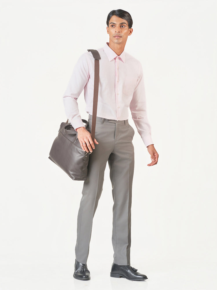 Plain Formal Slim Fit Office Wear Trousers
