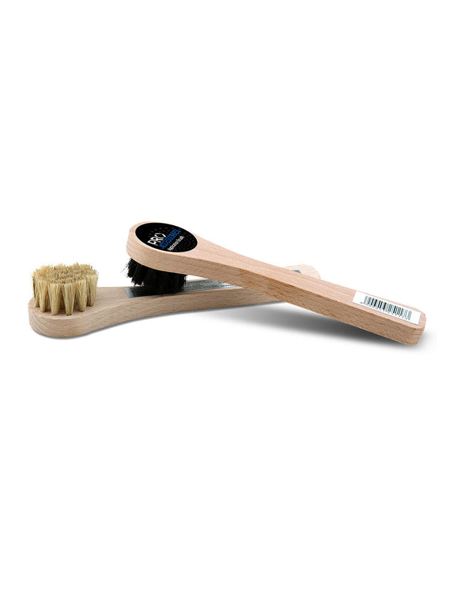 Dark Brown Round Head Shoe Cream Applicator Brush