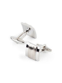 Textured Square Silver Cufflinks