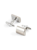Rectangular Plain Polished Cufflinks