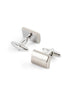 Rectangular Plain Polished Cufflinks