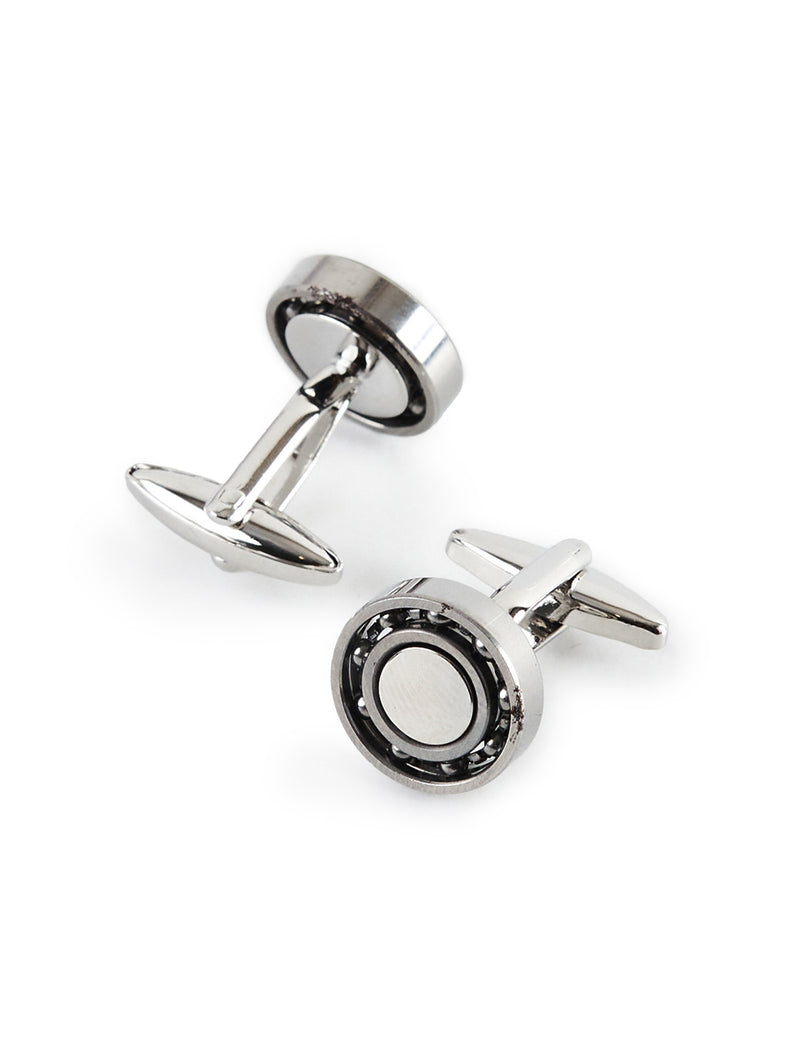 Round Pattern Polished Cufflinks