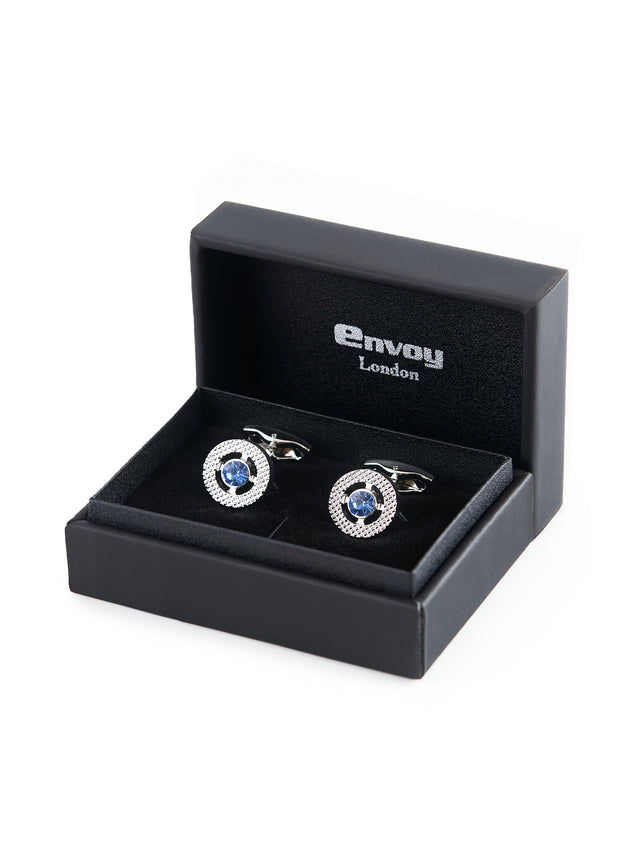 Circular Stainless Steel Cufflinks