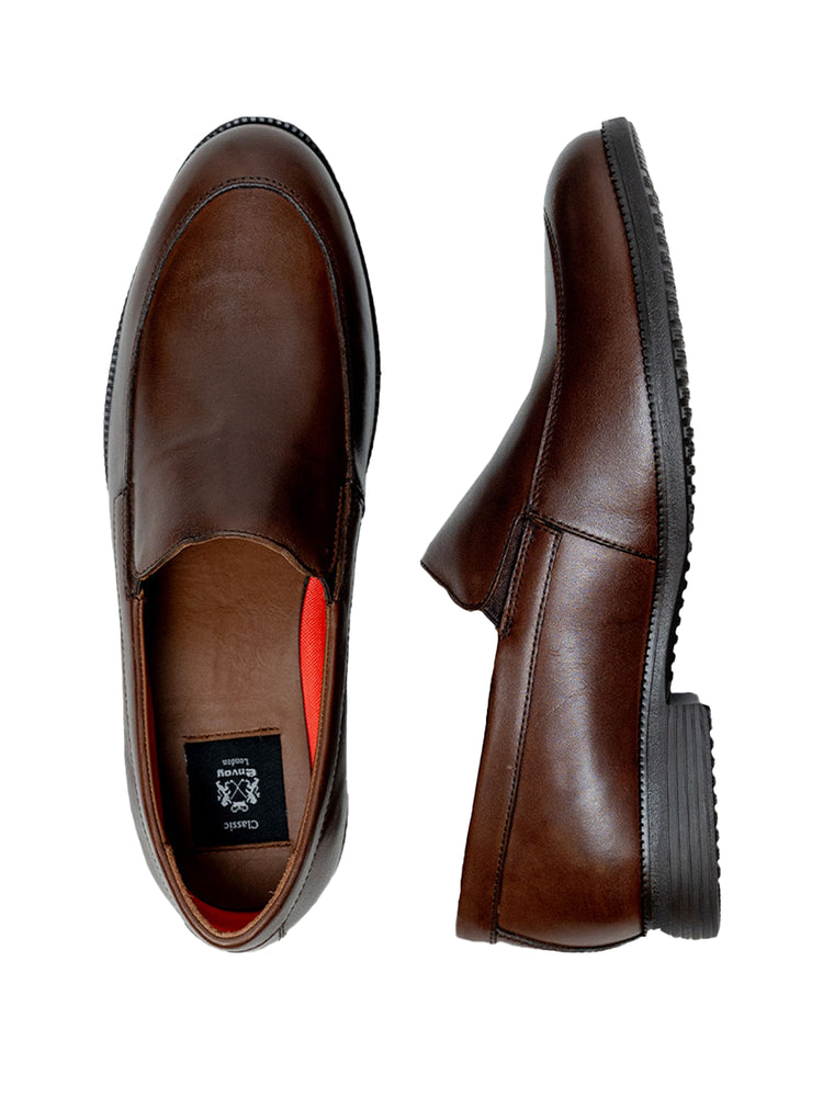 Brown Derby Lace Up Shoes