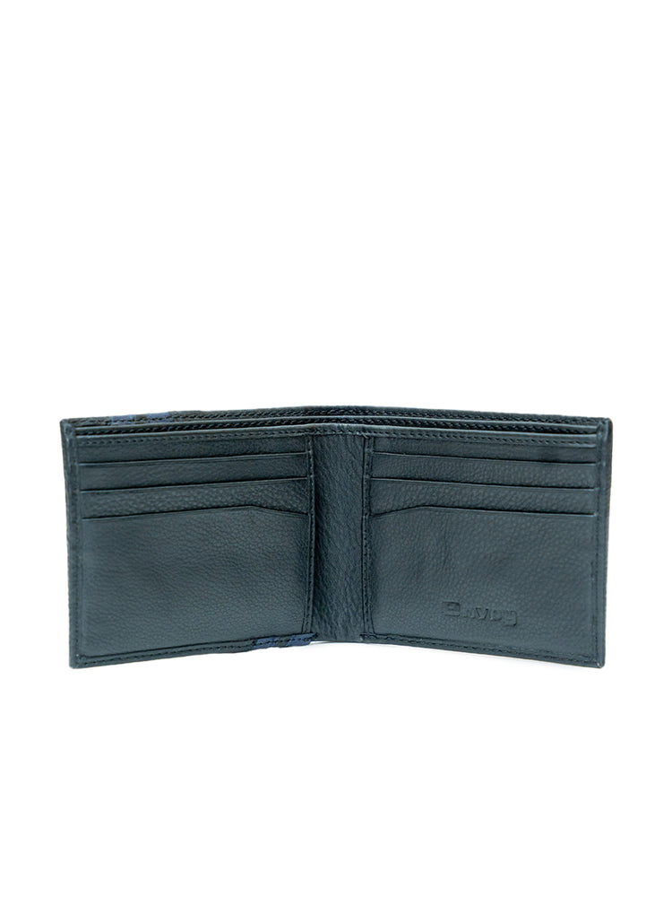 Men’s Textured Black Full Grain Leather Wallet