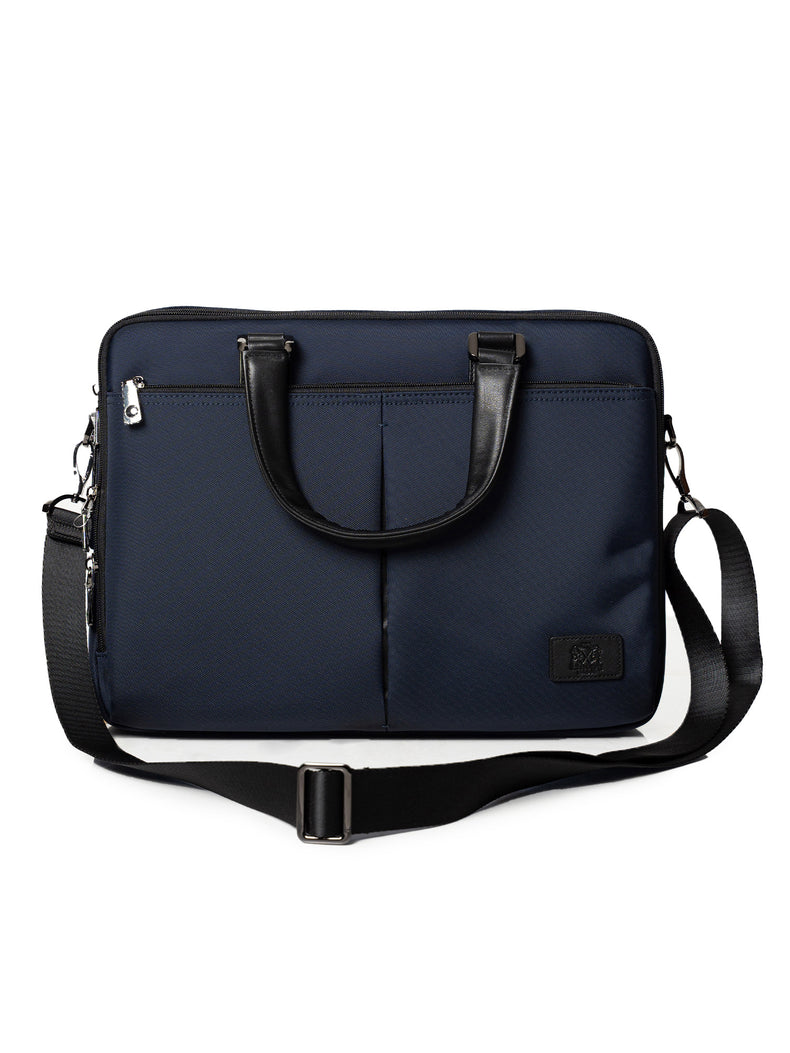 Microfiber Blue Messenger & Travel Bag