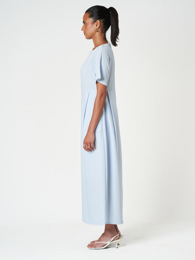 Plain Relaxed Straight Fit Casual Maxi Dress