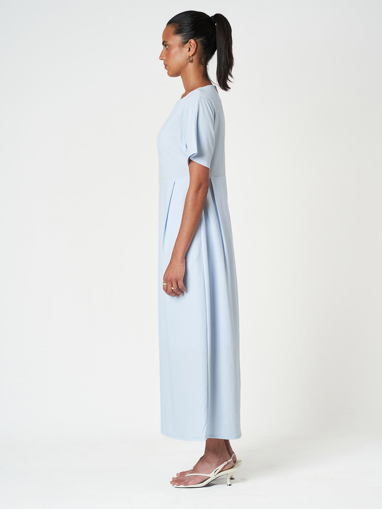 Plain Relaxed Straight Fit Casual Maxi Dress