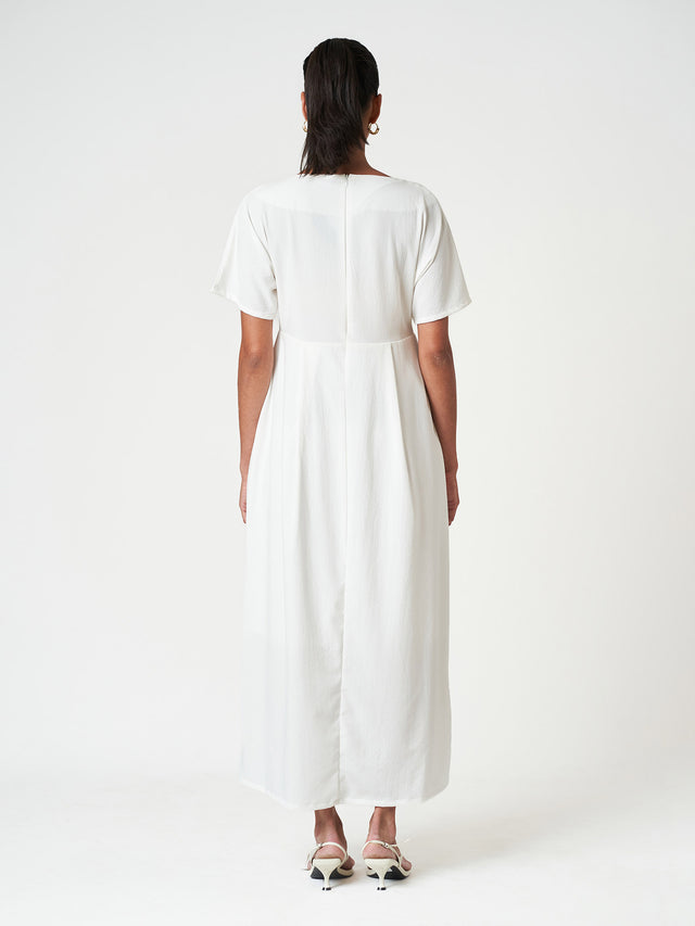 Plain Relaxed Straight Fit Casual Maxi Dress