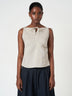 Shoulder Tie Sleeveless Blouse