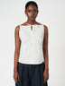 Shoulder Tie Sleeveless Blouse