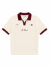 Off White Relaxed Fit Knit Polo