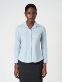 Light Blue Linen Classic Casual Shirt